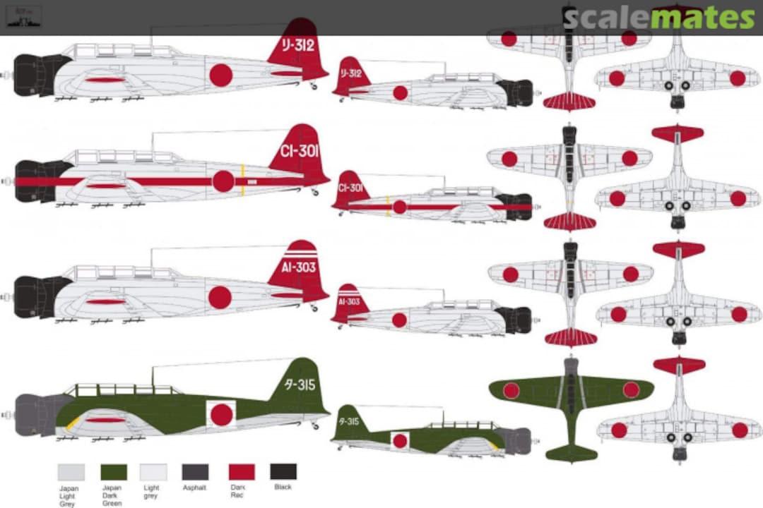 Contents Nakajima B5N1 Type 97 Kate MNFDL48049 ROP o.s.