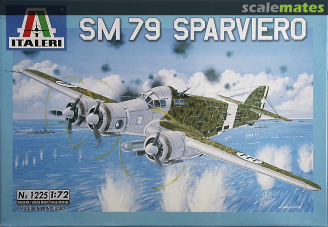 Boxart SM 79 Sparviero 1225 Italeri