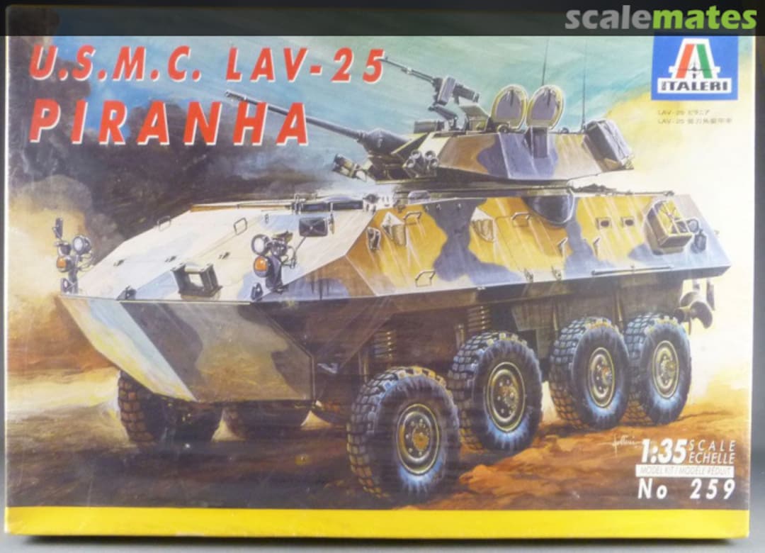 Boxart LAV-25 Piranha 259 Italeri