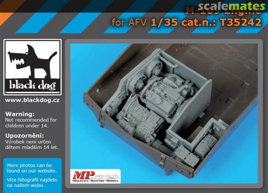 Boxart M-109 engine 35242 Black Dog