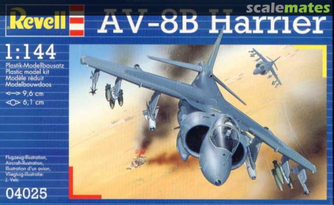 Boxart AV-8B Harrier 04025 Revell