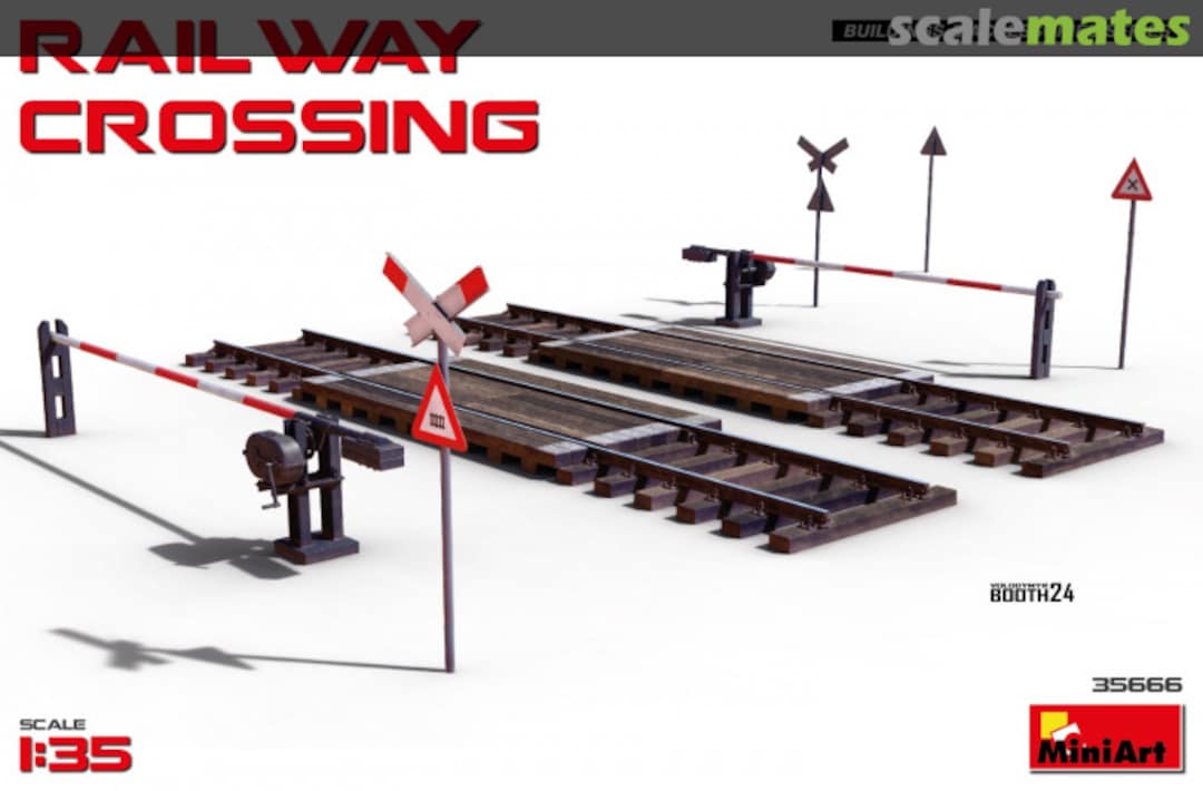 Boxart Railway Crossing 35666 MiniArt