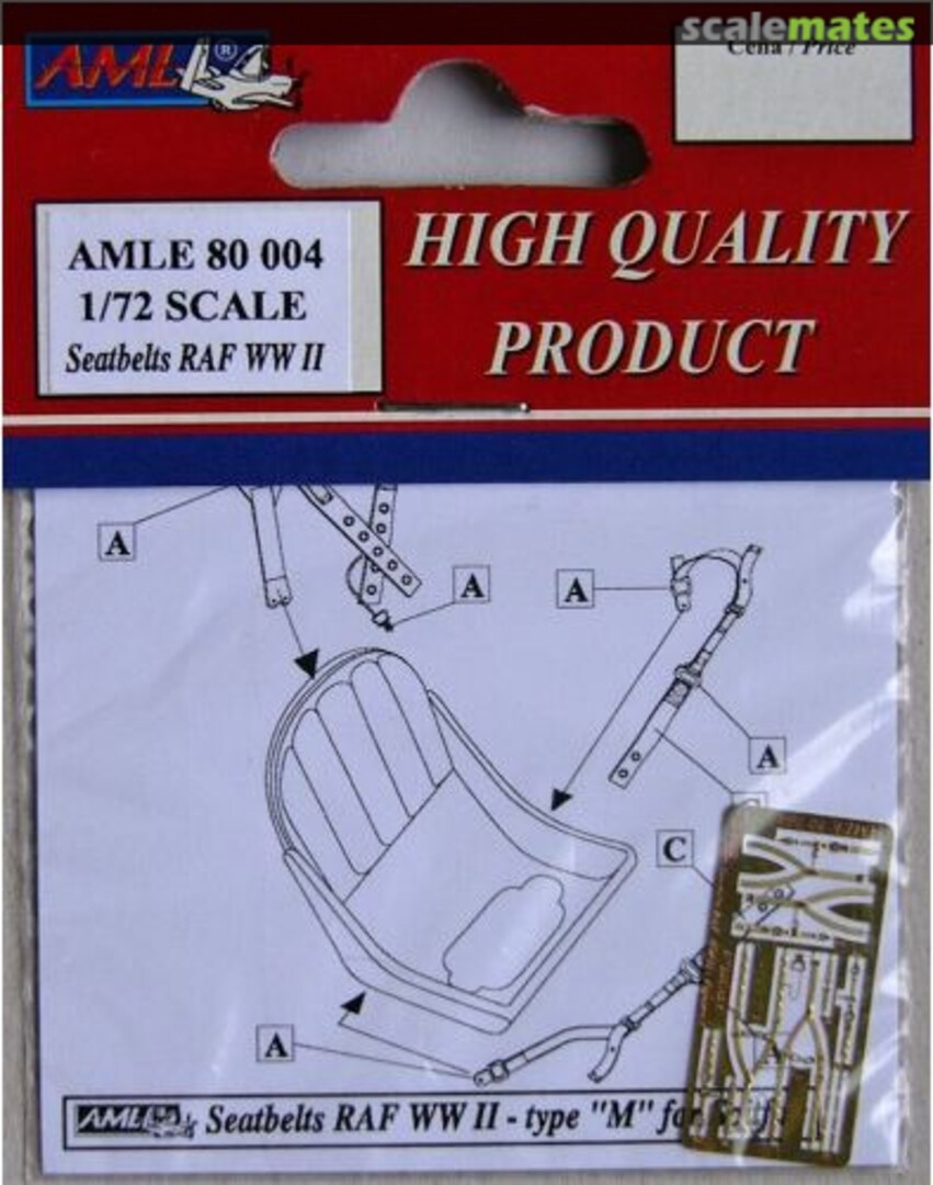 Boxart Seatbelts RAF WWII AMLE80004 AML