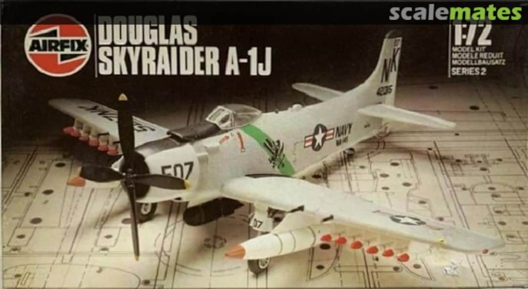 Boxart Douglas Skyraider A-1J 9 02030 Airfix