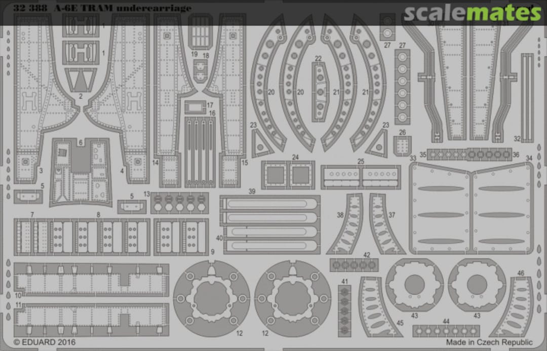 Boxart A-6E TRAM undercarriage 32388 Eduard