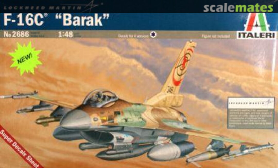 Boxart F-16C 2686 Italeri