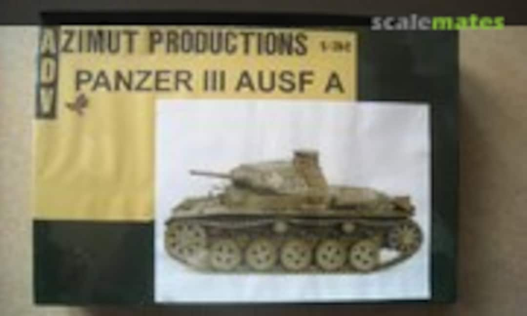 PANZER III AUSF.A COMPLETE RESIN KIT (ADV Azimut 10009)