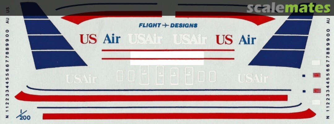 Boxart 737 - US Air  Flight Designs