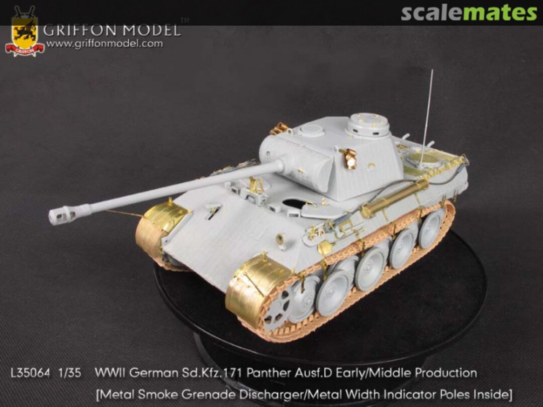 Boxart WW II German Sd.Kfz.171 Panther Ausf.D Early/Middle Production - Basic Set L35064 Griffon Model