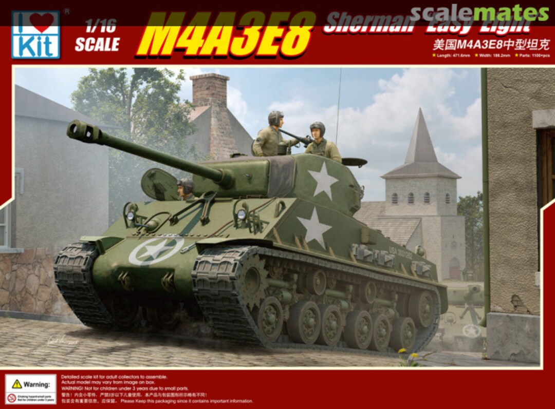 Boxart M4A3E8 Sherman 'Easy Eight' 61615 I Love Kit