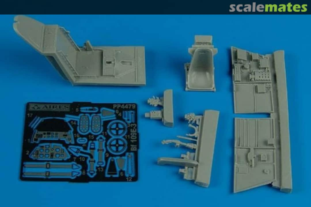 Boxart Bf 109E-3 cockpit set 4479 Aires