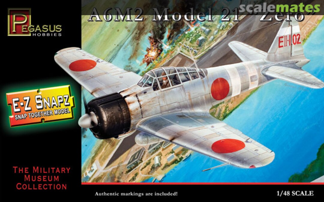 Boxart A6M2 Model 21 "Zero" 8409 Pegasus Hobbies