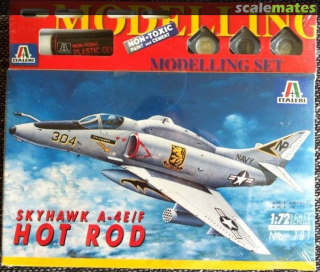 Boxart Skyhawk A-4E/F 181 Italeri