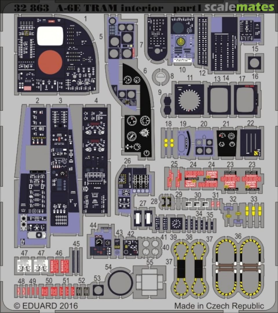 Boxart A-6E TRAM interior 32863 Eduard