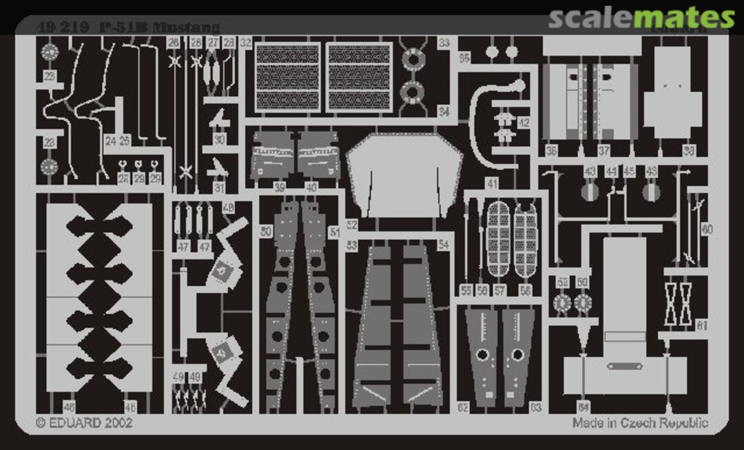 Boxart P-51B Mustang 49219 Eduard