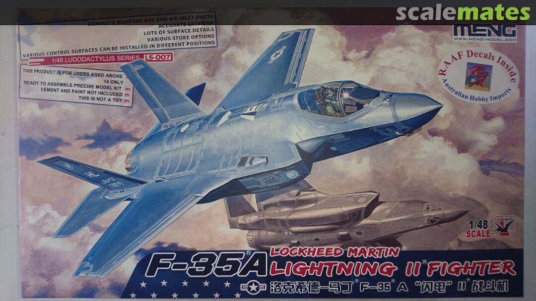 Boxart F-35A LS007RGA Meng Model