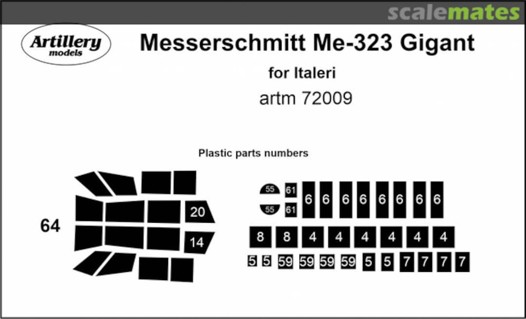 Boxart Me - 323 Gigant masks artm72009 Artillery models