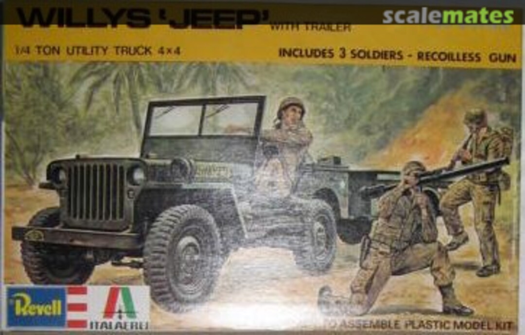 Boxart Willys Jeep H-2135 Revell/Italaerei