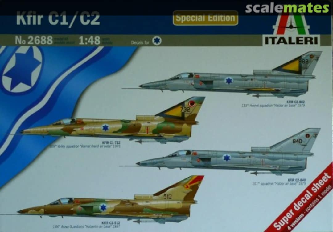 Boxart Kfir C1/C2 2688 Italeri