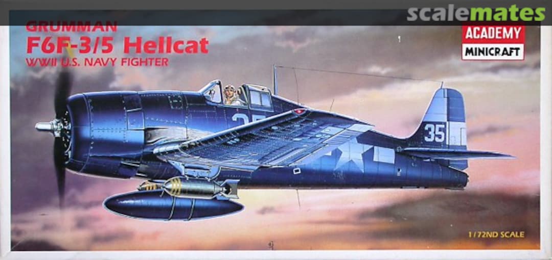 Boxart Grumman F6F-3/5 Hellcat 2121 Academy/Minicraft