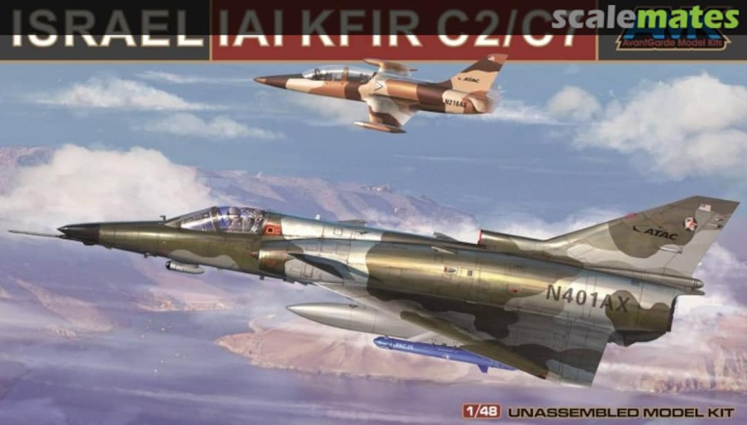 Boxart IAI Kfir C2/C7 88001-A AvantGarde Model Kits