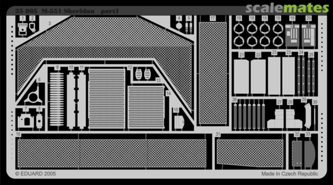 Boxart M-551 Sheridan 35805 Eduard