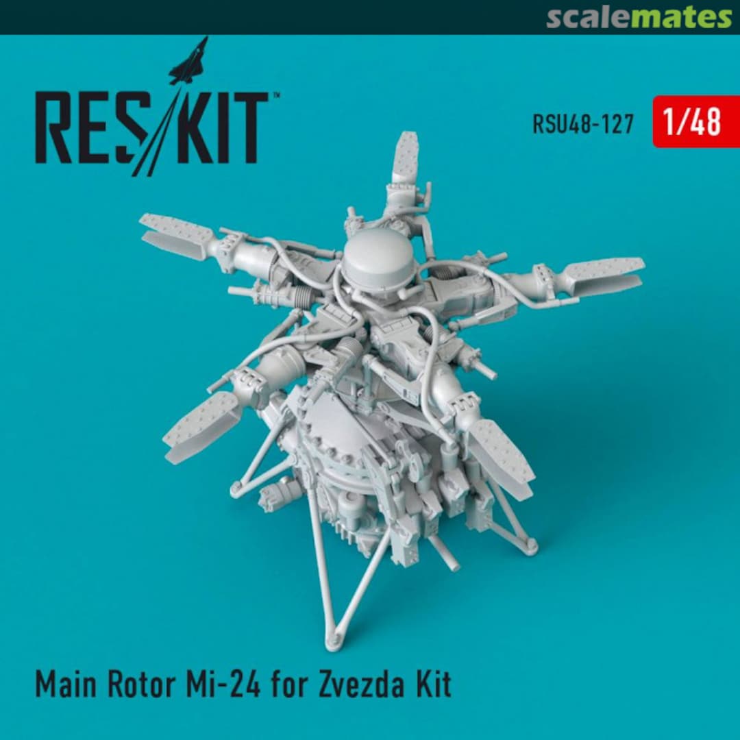 Boxart Mi-24 Hind - Main Rotor RSU48-0127 ResKit