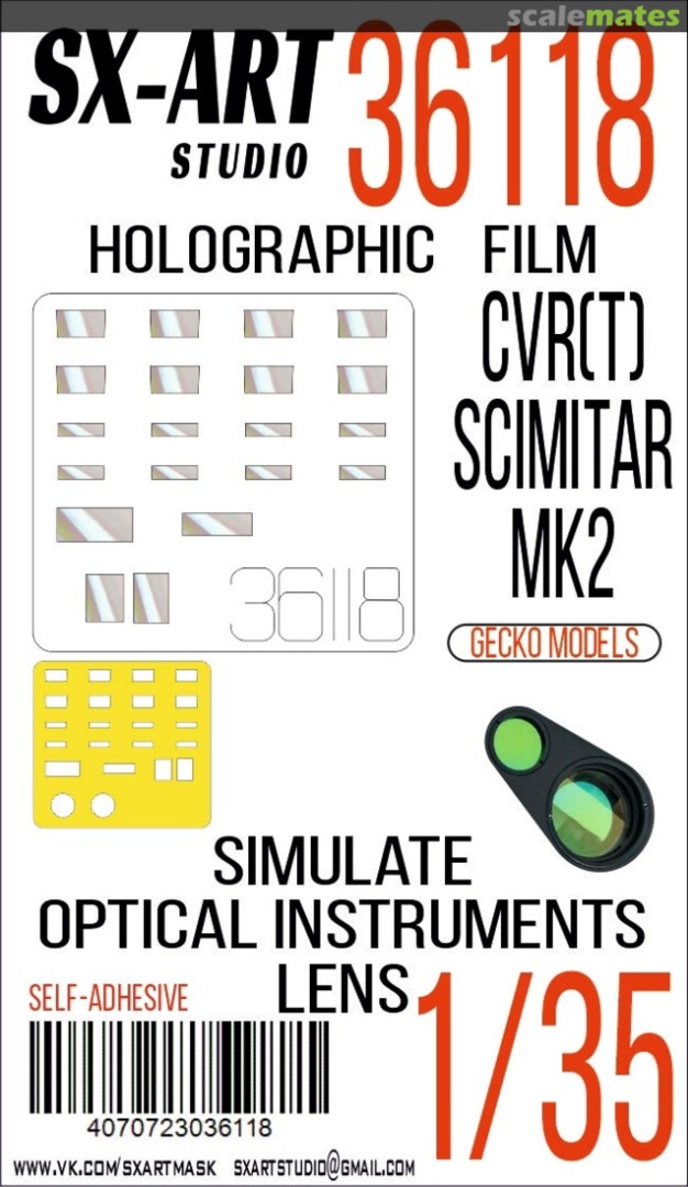 Boxart CVR(T) Scimitar Mk2 holographic film 36118 SX-Art