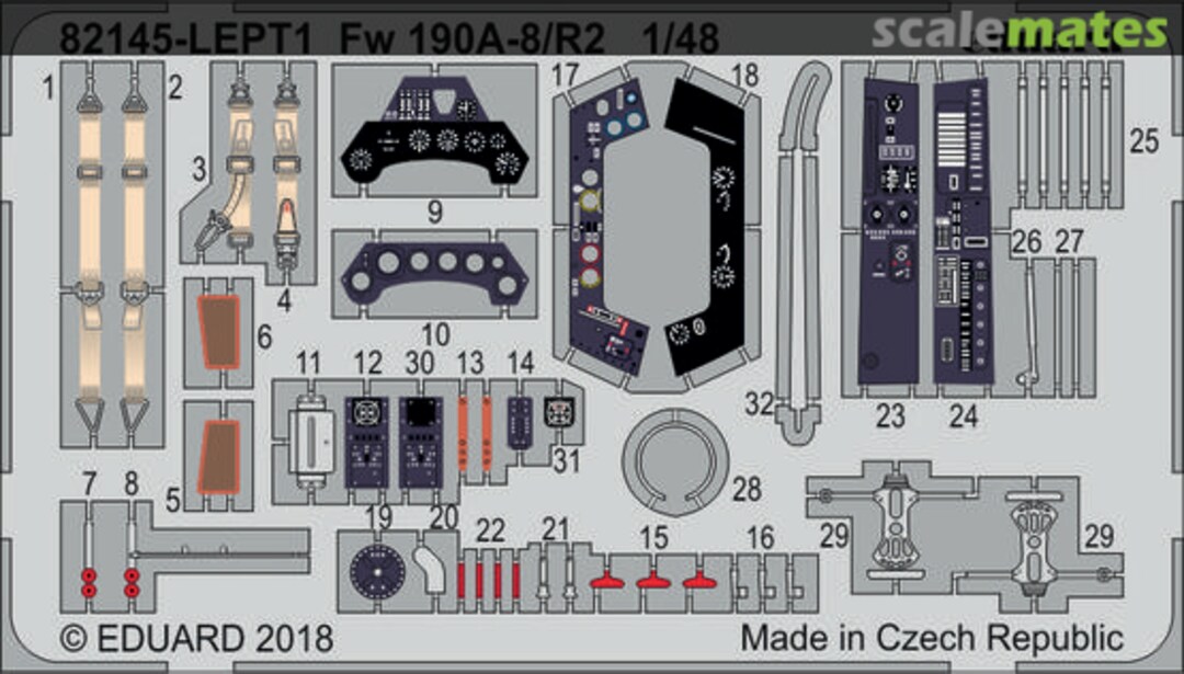 Boxart Fw 190A-8/R2 82145-LEPT Eduard