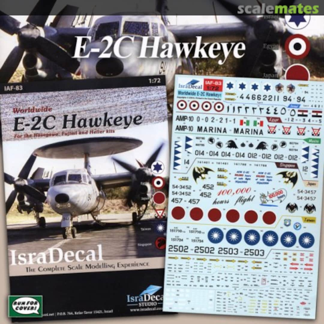 Boxart Worldwide E-2C Hawkeye IAF-83 IsraDecal Studio