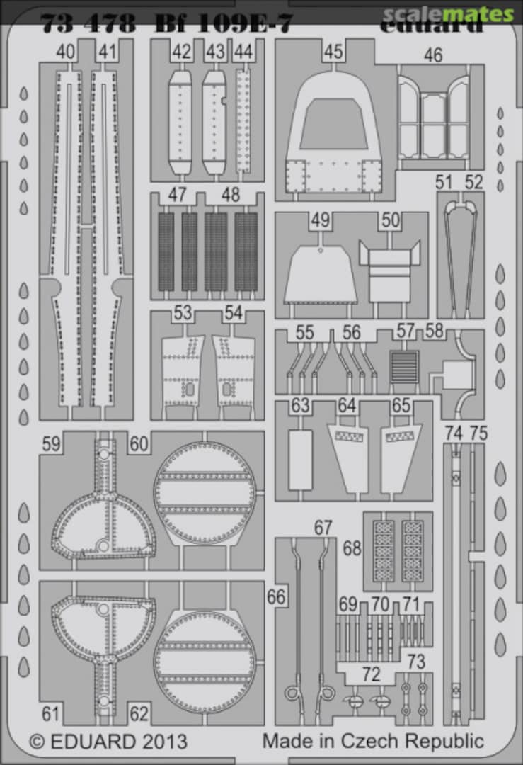 Boxart Bf 109E-7 73478 Eduard