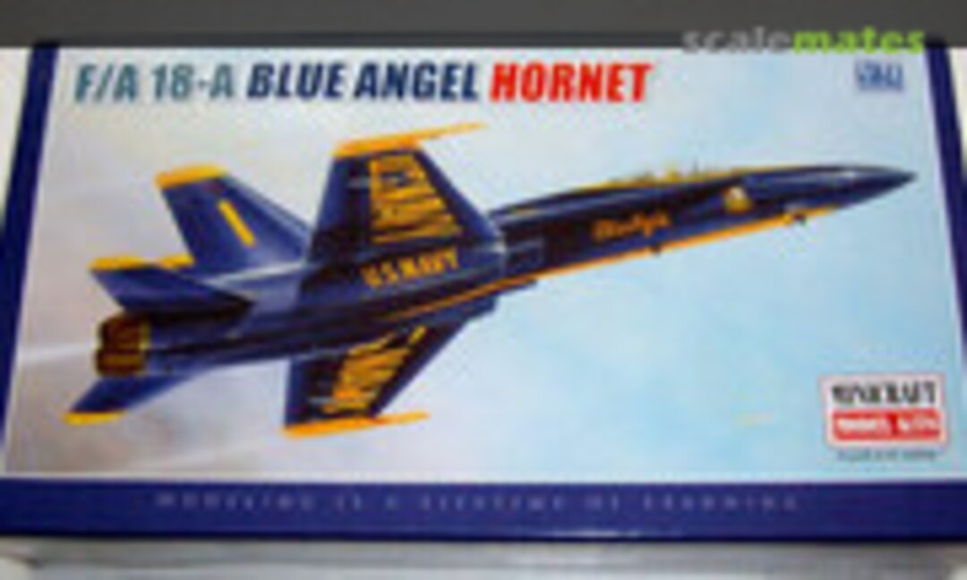 1:72 F/A18-A BLUE ANGEL Hornet (Minicraft Model Kits 11624)