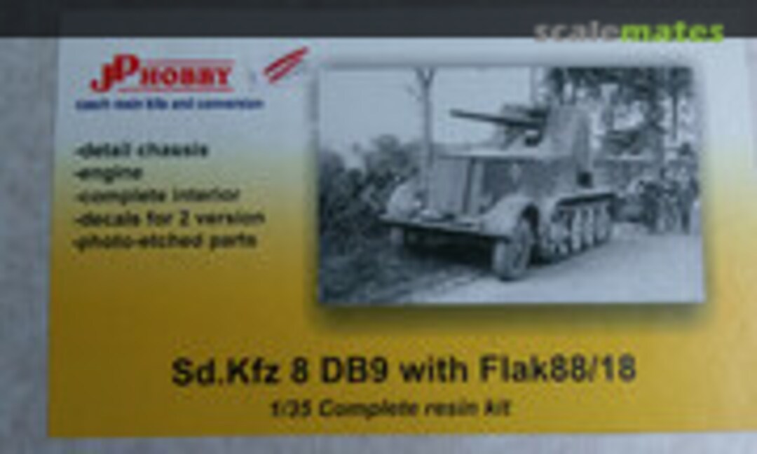 1:35 8,8 Flak18 auf Sd.Kfz.8 - DB9 chassis (JP Hobby JP35C08)