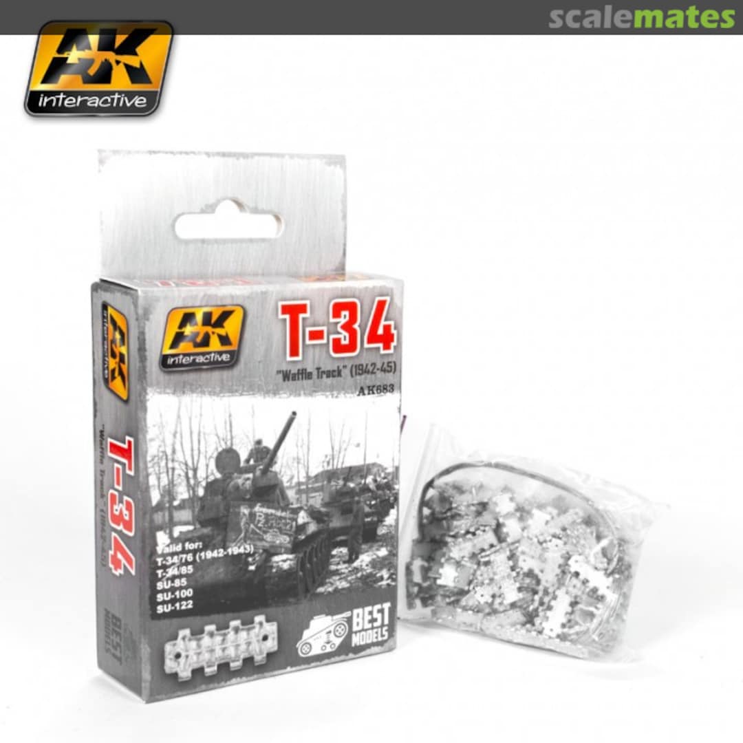 Boxart T-34 "Waffle" Track (1942-45) AK 683 AK Interactive