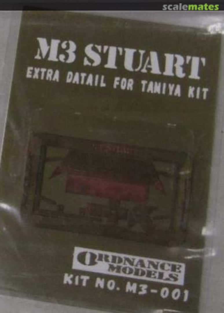 Boxart M3 Stuart M3-001 Ordnance Models