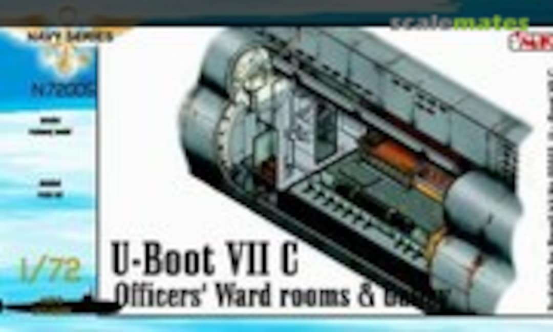 1:72 U-Boot VII C Officer's Ward rooms &amp; Galley (CMK N72005)