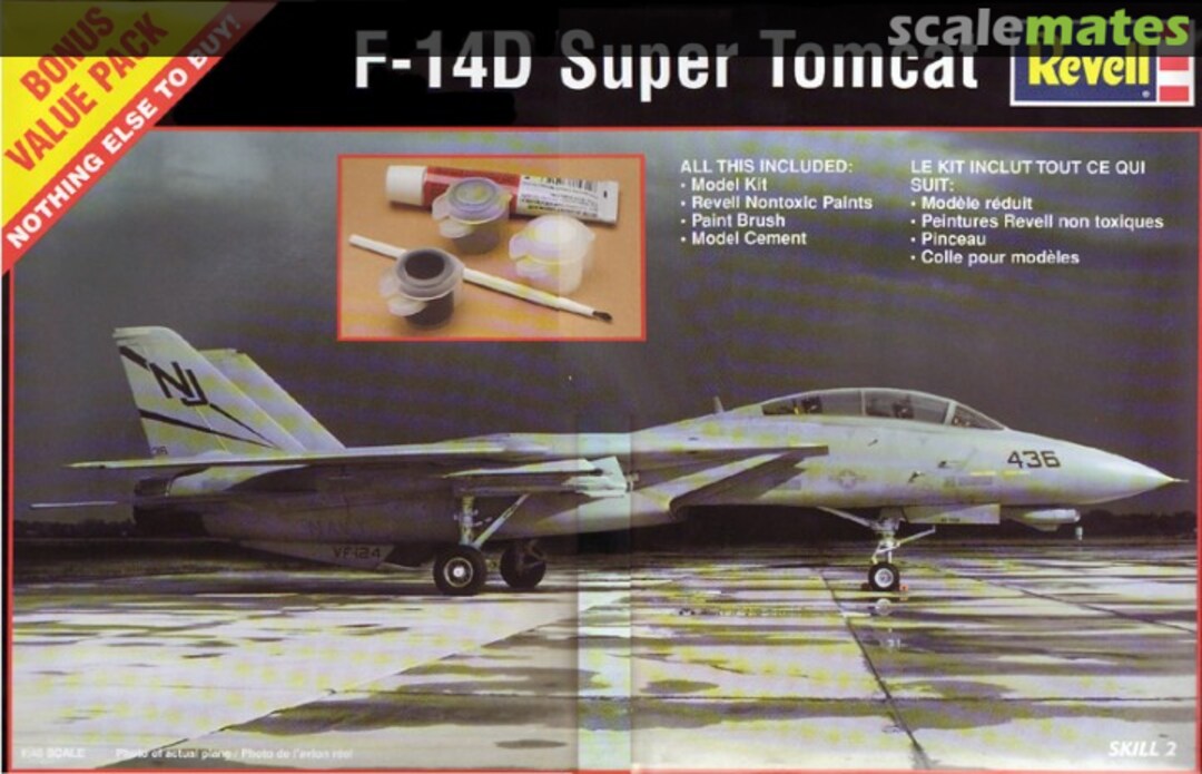 Boxart F-14D Super Tomcat 85-6365 Revell