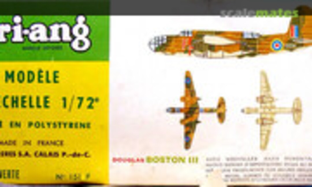 1:72 Douglas Boston III (Tri-ang (FROG) 151P)