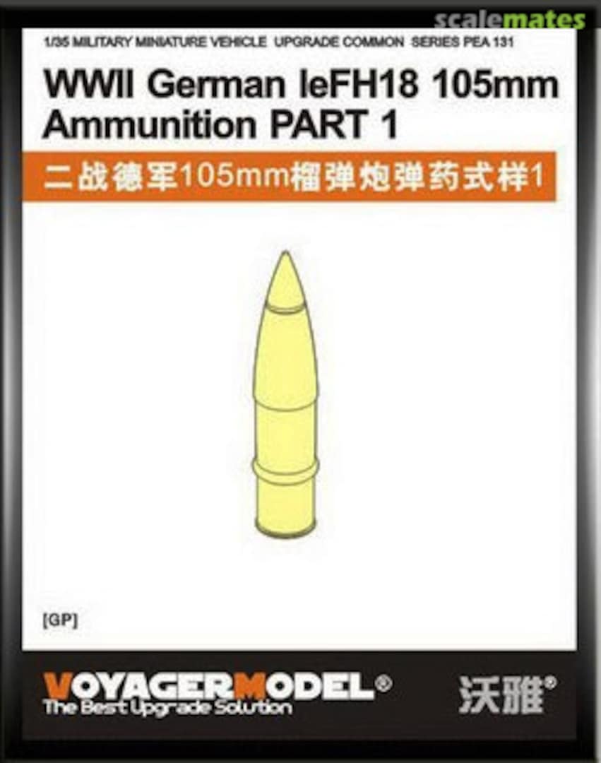 Boxart leFH 18 105mm Ammunition PEA131 Voyager Model