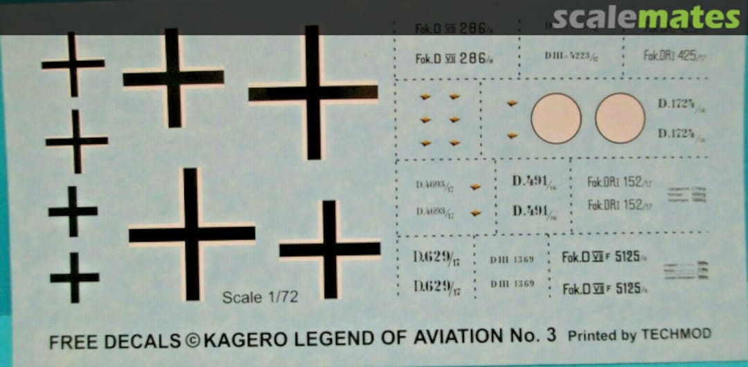 Boxart Kagero Legends of Aviation No.3 3 Kagero