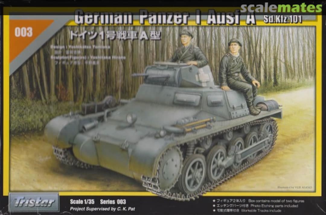 Boxart Panzer I Ausf A 35003 Tristar