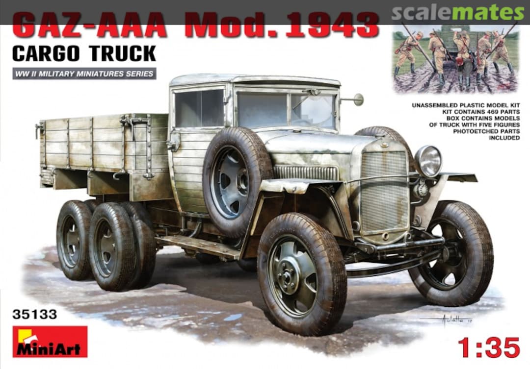 Boxart GAZ-AAA Mod. 1943 35133 MiniArt