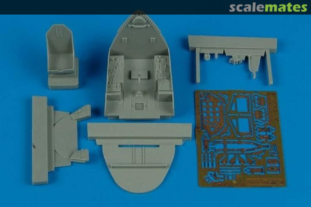 Boxart F4U-7 Corsair cockpit set 4482 Aires