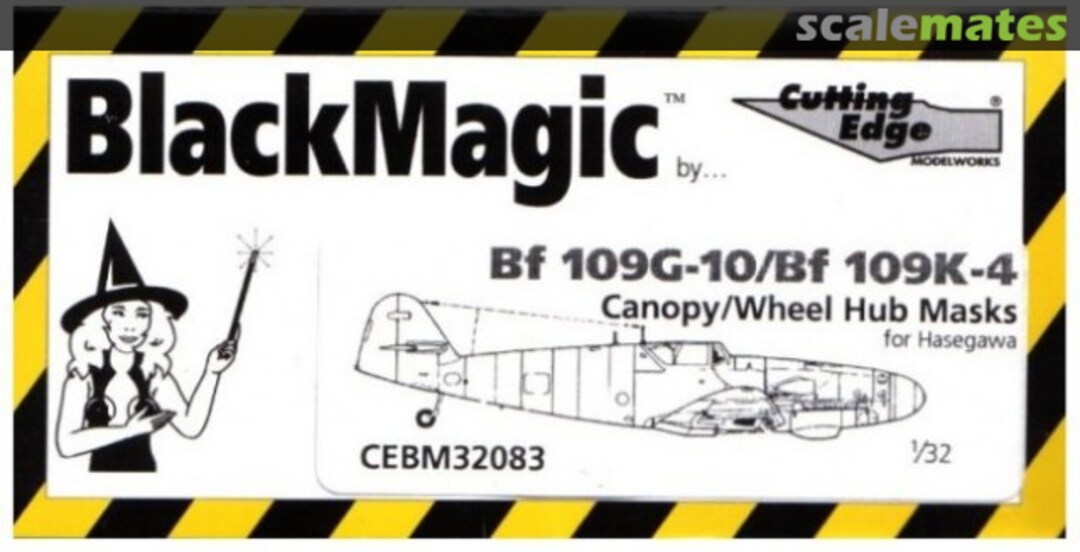 Boxart Bf-109G-10/K-4 Canopy/Wheel Hub Masks CEBM32083 Black Box