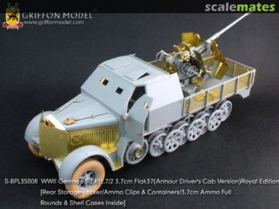 Boxart Sd. Kfz. 7/2 3.7cm Fla37 Super Bonus Pack ~Dragon~ SBPL35008 Griffon Model