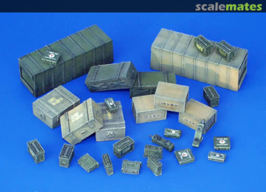 Boxart Ammunition Transportational Containers, Allies - WWII 118 PlusModel