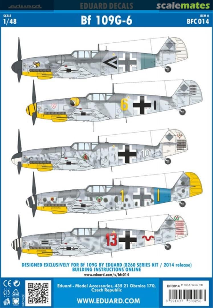 Boxart Bf 109G-6 BFC014 Eduard