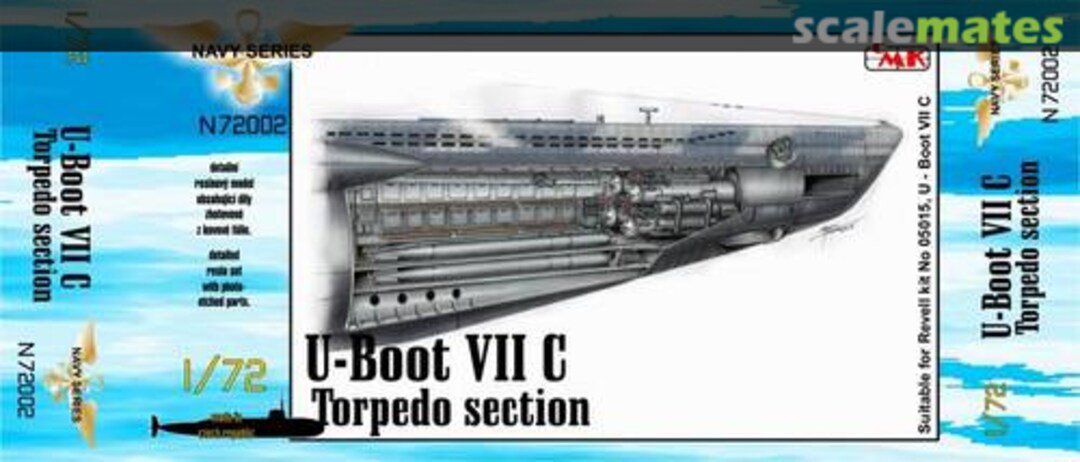 Boxart U-Boot VII C Torpedo section N72002 CMK