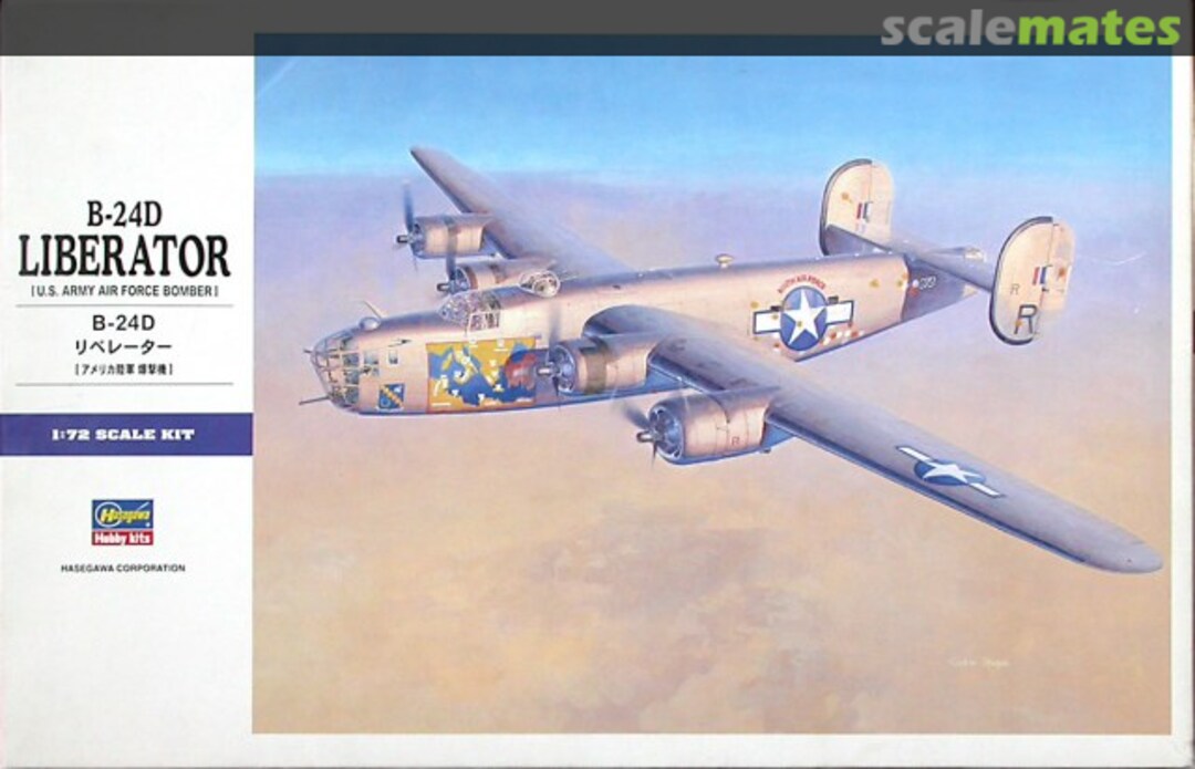 Boxart B-24D Liberator 00558 Hasegawa