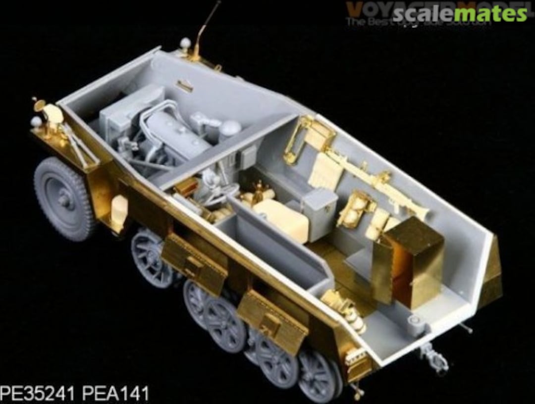 Boxart Sd.Kfz.250/1 Neu Stowage bins & Fenders PEA141 Voyager Model